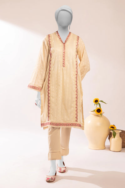 Beige Embroidered 2PC From Sohaye By Diners