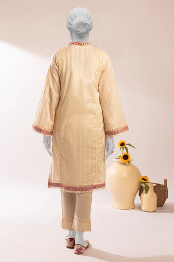 Beige Embroidered 2PC From Sohaye By Diners