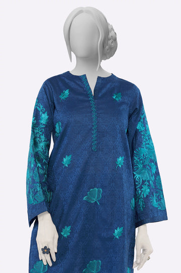Navy Blue Embroidered 2PC From Sohaye By Diners