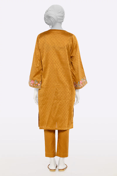 Brown Embroidered 2PC From Sohaye By Diners