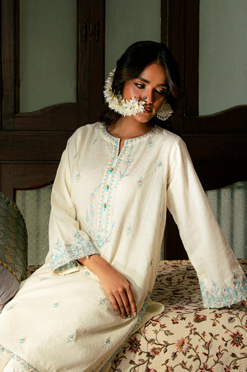 Ivory Embroidered 2PC