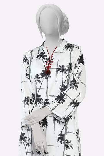 White Printed 2PC From Sohaye By Diners