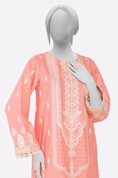Coral Embroidered 2PC From Sohaye By Diners