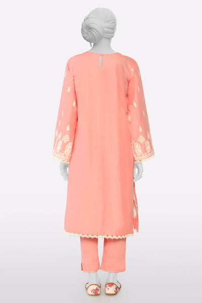 Coral Embroidered 2PC From Sohaye By Diners
