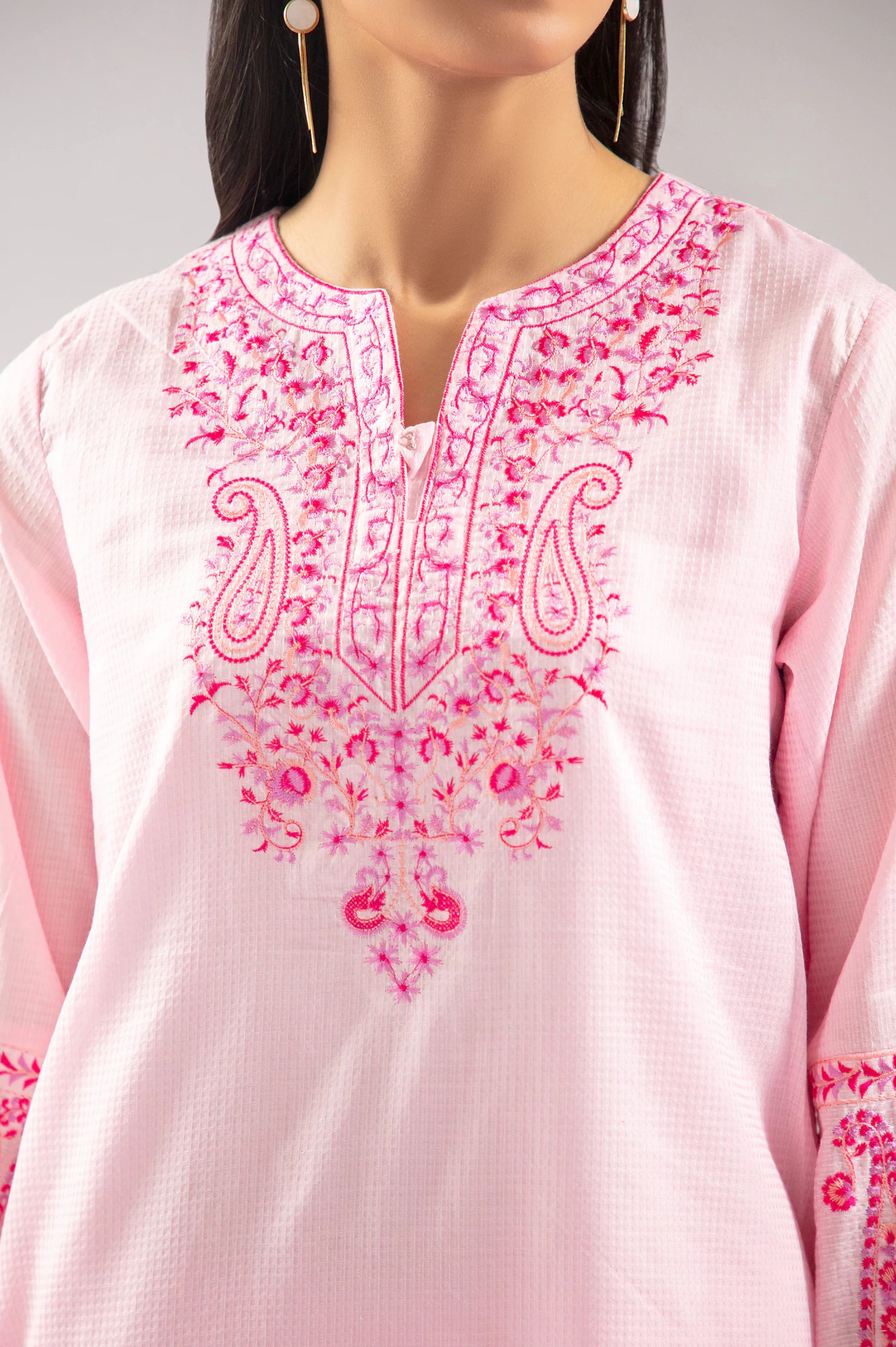 Pink Embroidered 2PC From Sohaye By Diners