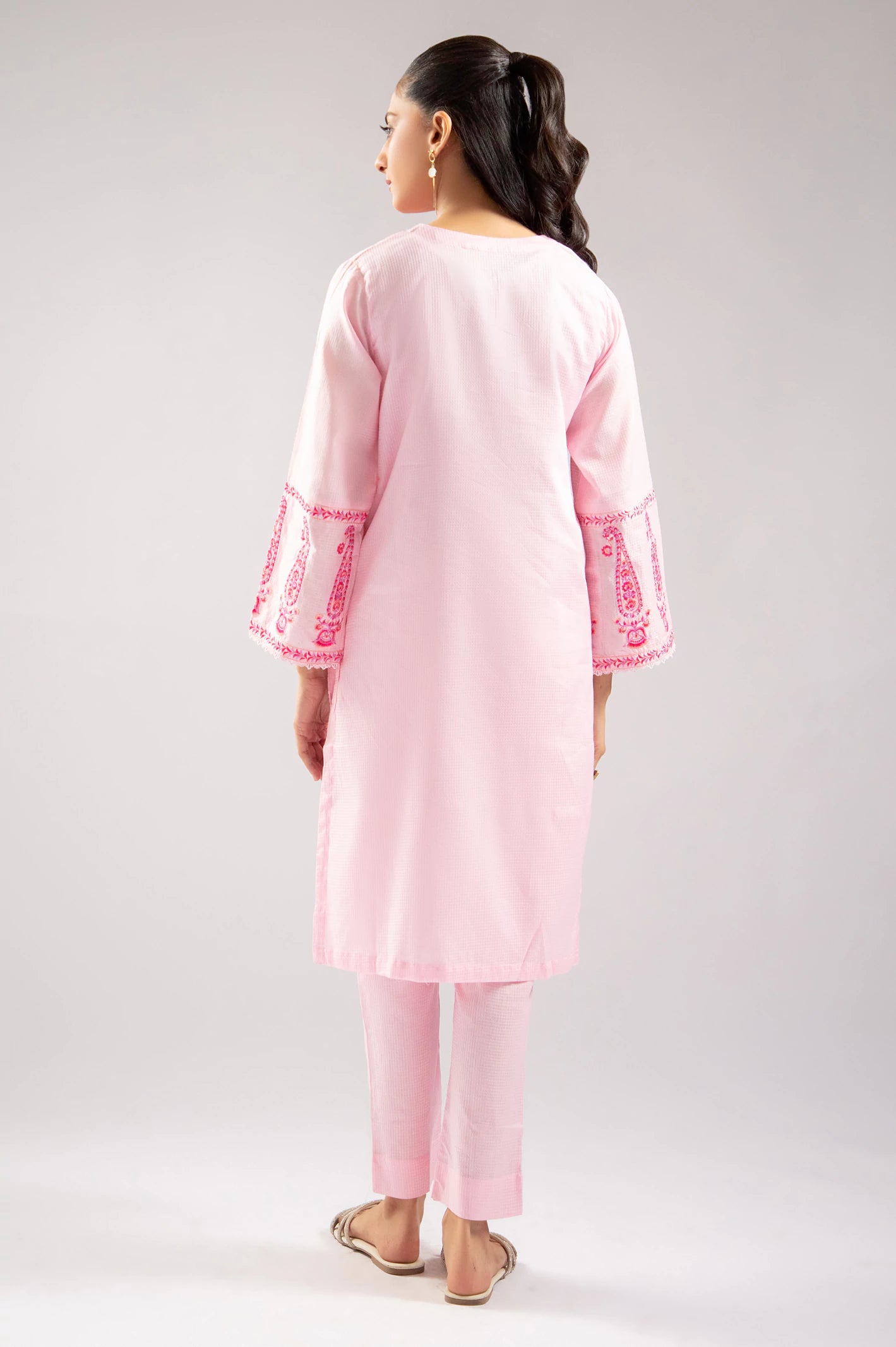 Pink Embroidered 2PC From Sohaye By Diners