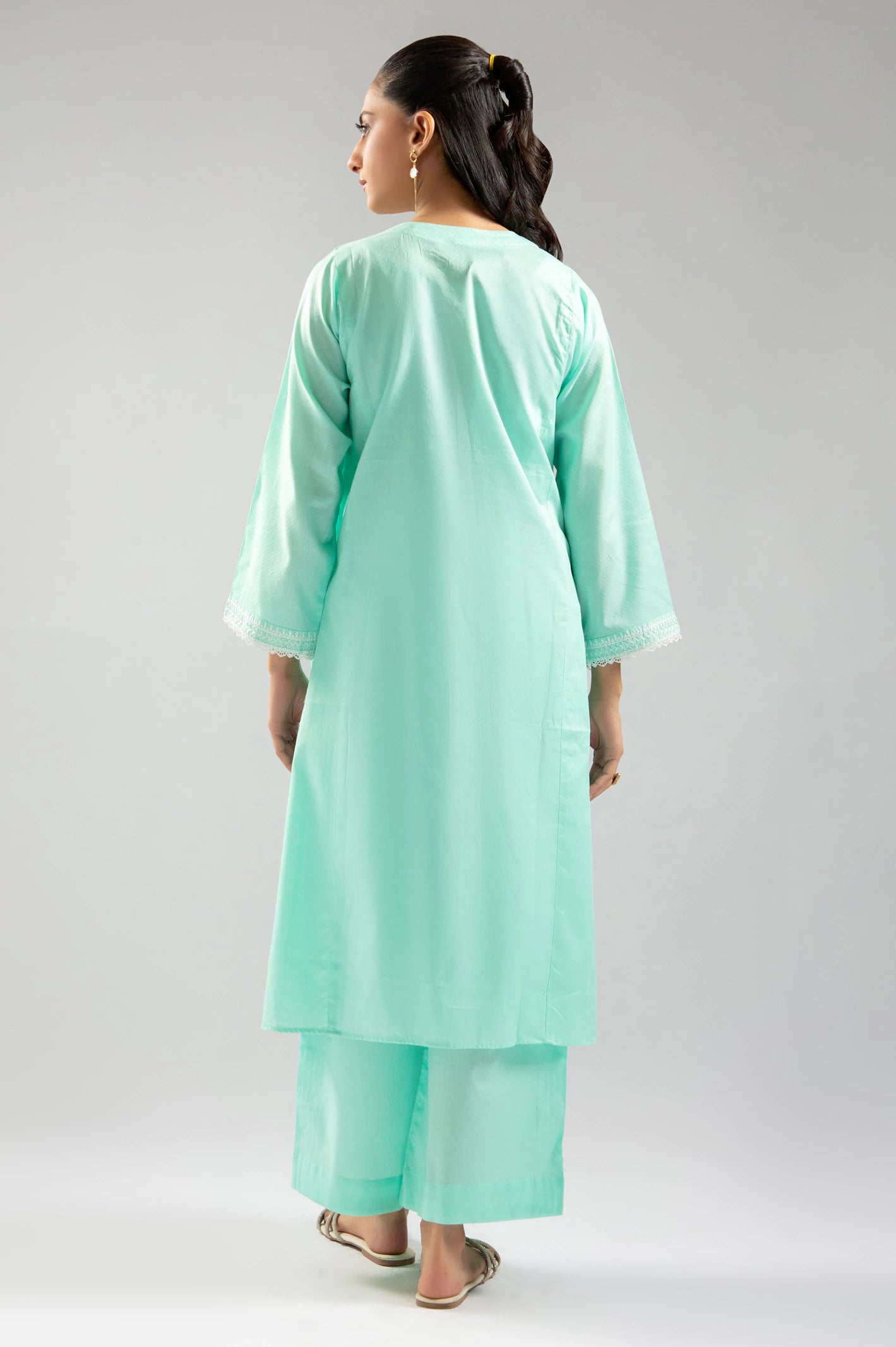 Mint Embroidered 2PC From Sohaye By Diners