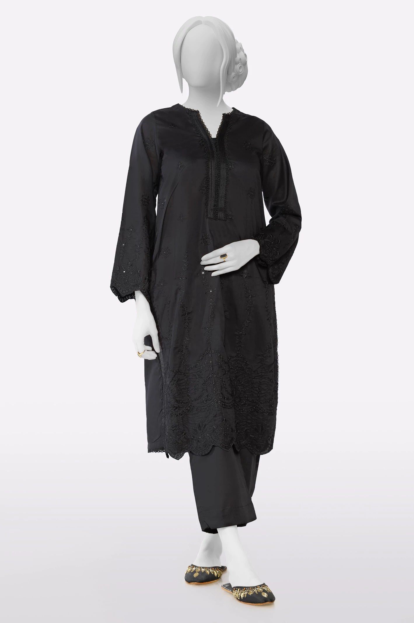 Black Embroidered 2PC From Sohaye By Diners