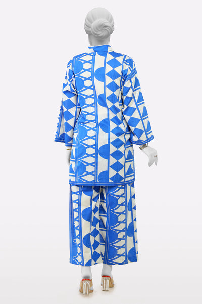 Blue Printed 2PC From Sohaye By Diners