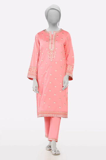Pink Embroidered 2PC From Sohaye By Diners