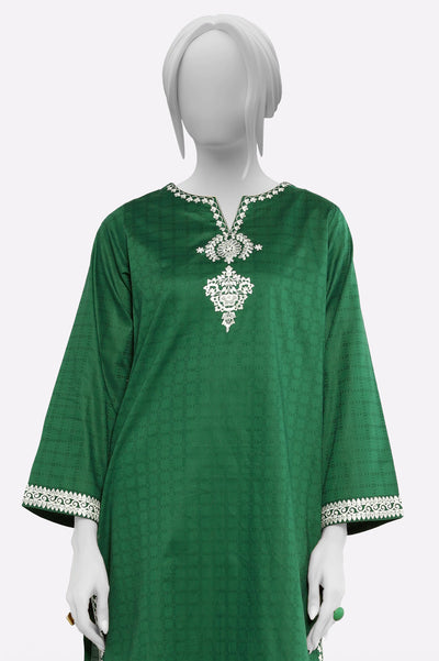 Green Embroidered 2PC From Sohaye By Diners