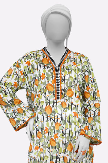 White Printed 2PC From Sohaye By Diners