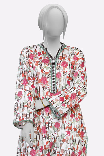 White Printed 2PC From Sohaye By Diners