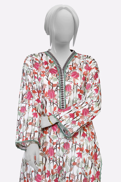 White Printed 2PC From Sohaye By Diners