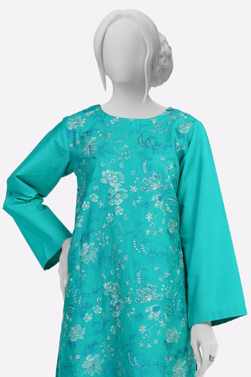 Green Embroidered 2PC From Sohaye By Diners