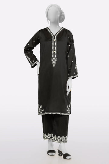 Black Embroidered 2PC From Sohaye By Diners