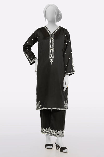 Black Embroidered 2PC From Sohaye By Diners