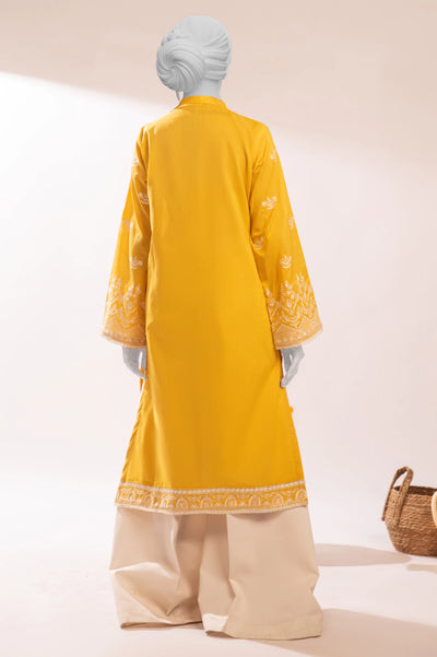 Yellow Embroidered 2PC From Sohaye By Diners