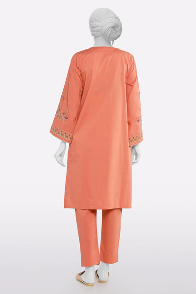 Dark Pink Embroidered 2PC From Sohaye By Diners