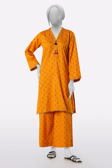 Orange Stylised 2PC From Sohaye By Diners