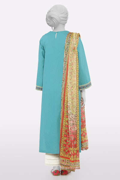Sea Green Embroidered 2PC From Sohaye By Diners
