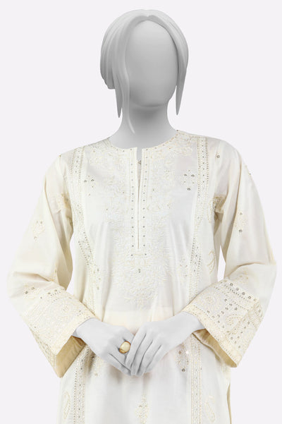 White Embroidered 2PC From Sohaye By Diners
