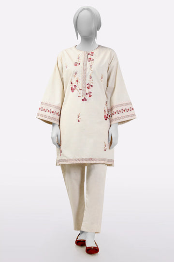 Ivory Embroidered 2PC From Sohaye By Diners