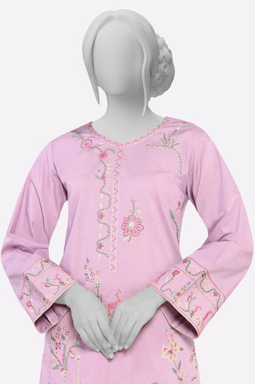 Lilac Embroidered 2PC From Sohaye By Diners