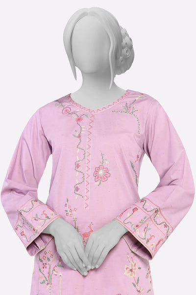 Lilac Embroidered 2PC From Sohaye By Diners