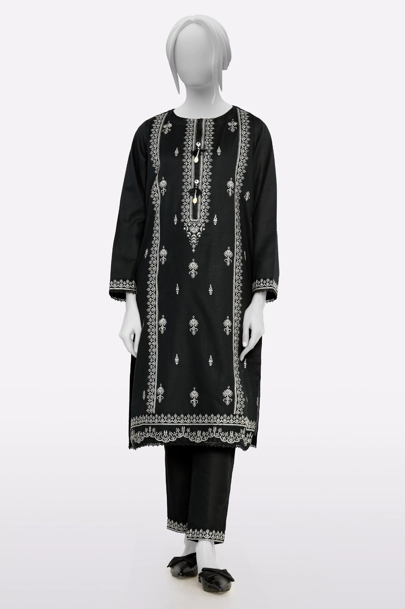 Black Embroidered 2PC From Sohaye By Diners