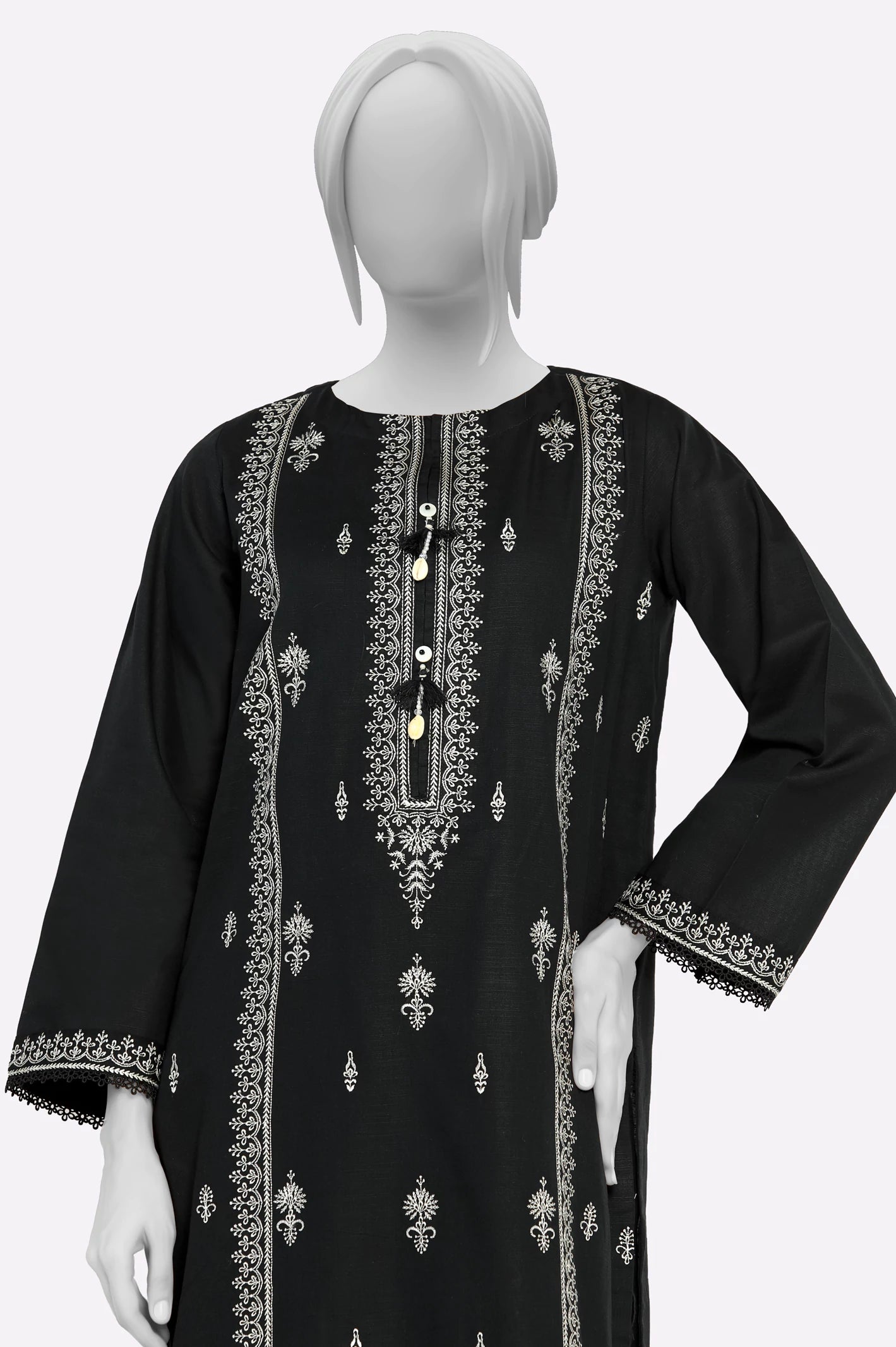 Black Embroidered 2PC From Sohaye By Diners