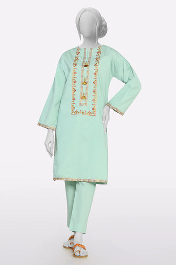 Light Green Embroidered 2PC From Sohaye By Diners
