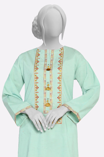 Light Green Embroidered 2PC From Sohaye By Diners