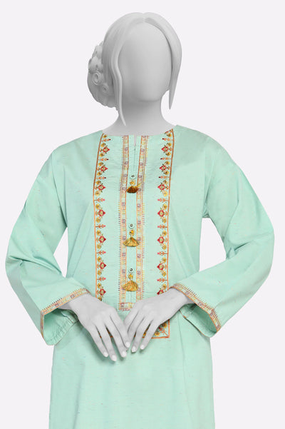 Light Green Embroidered 2PC From Sohaye By Diners