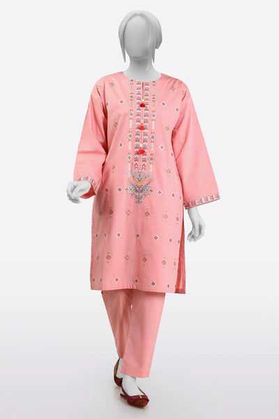 Pink Embroidered 2PC From Sohaye By Diners