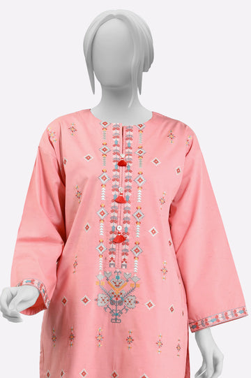 Pink Embroidered 2PC From Sohaye By Diners
