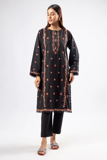 Black Embroidered 2PC