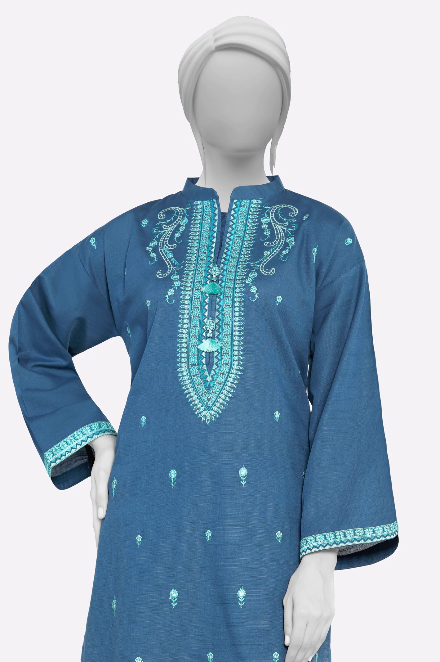 Blue Embroidered 2PC From Sohaye By Diners