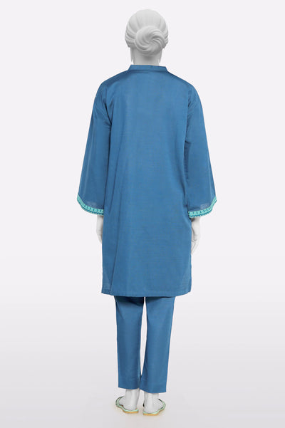 Blue Embroidered 2PC From Sohaye By Diners