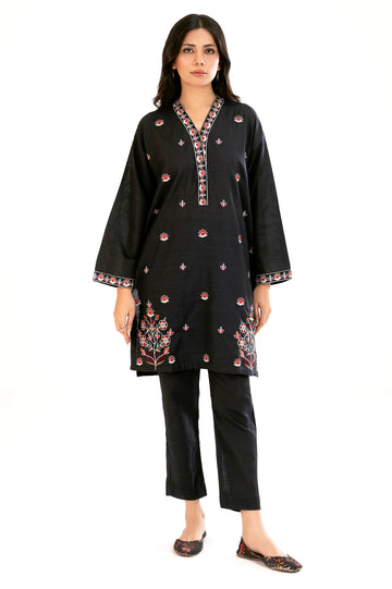Black Embroidered 2PC