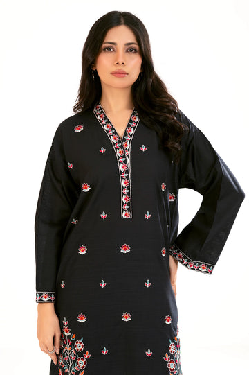 Black Embroidered 2PC