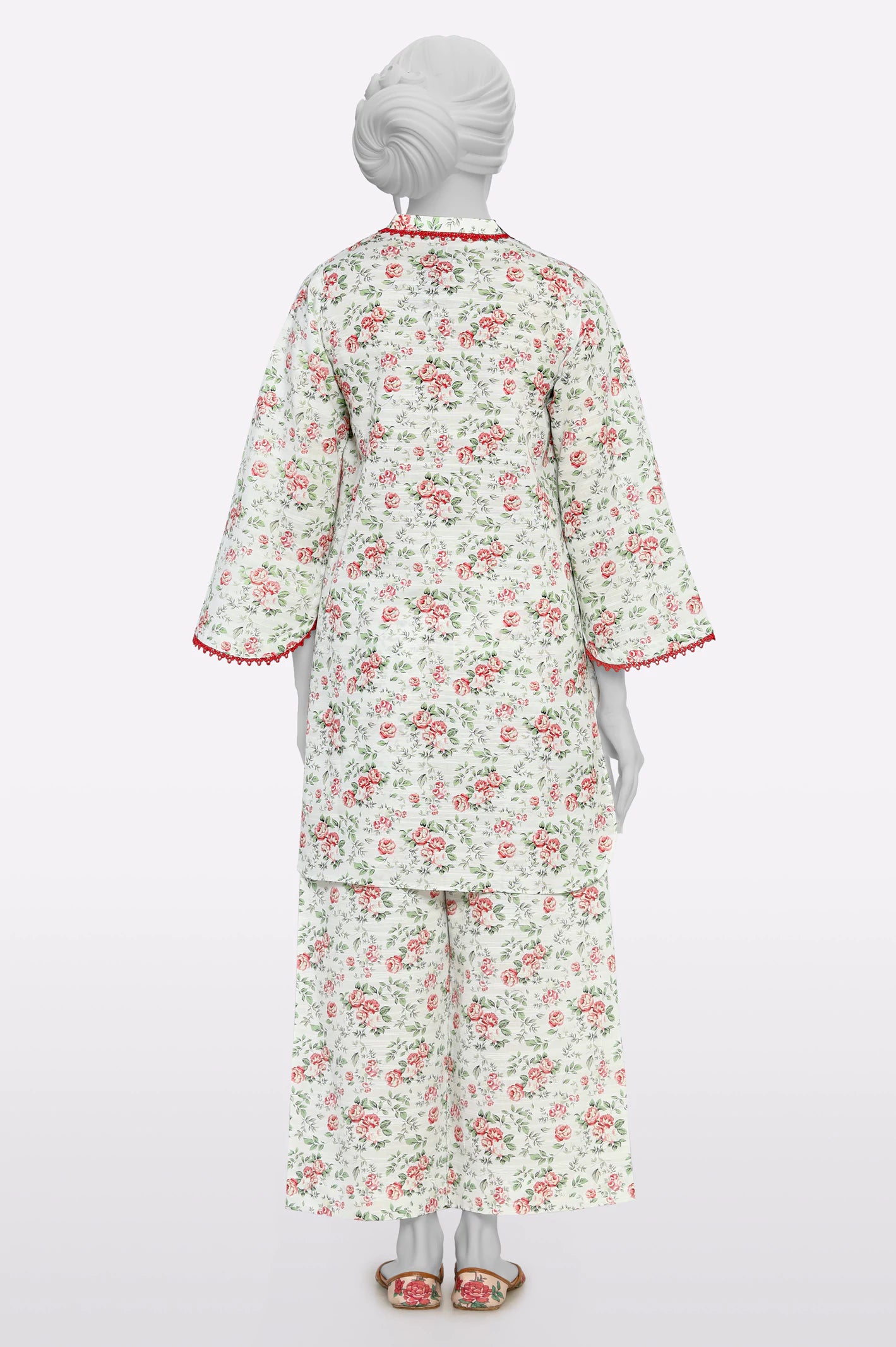 White Printed 2PC From Sohaye By Diners