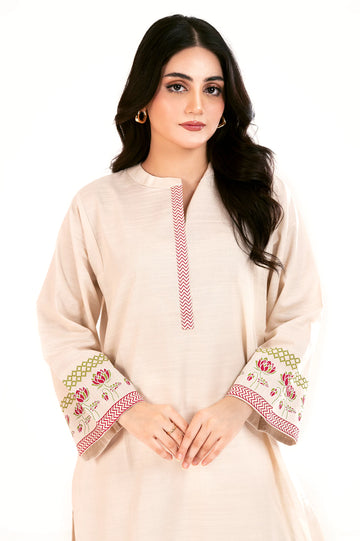 Cream Printed 2PC