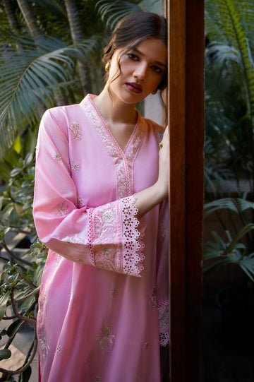 Light Pink Embroidered 2PC