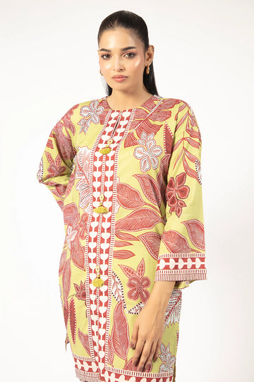 Lime Printed 2PC