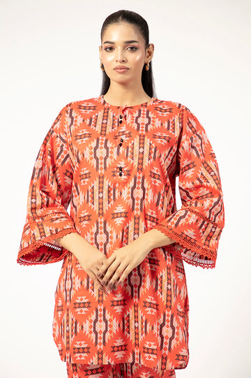 Red Printed 2PC