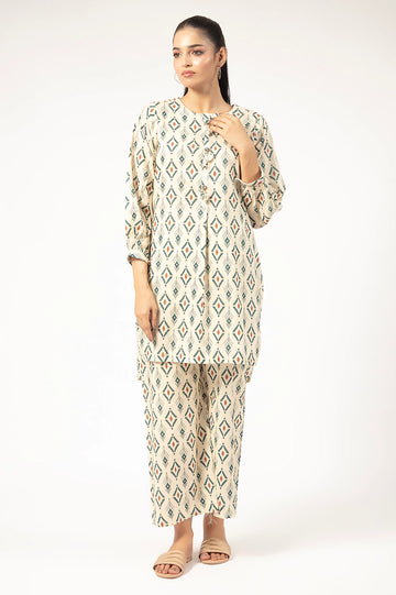 Ivory Printed 2PC