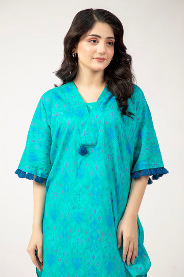 Sea Green Printed 2PC