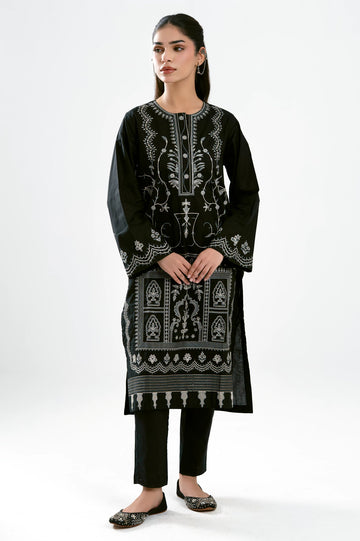 Black Embroidered 2PC