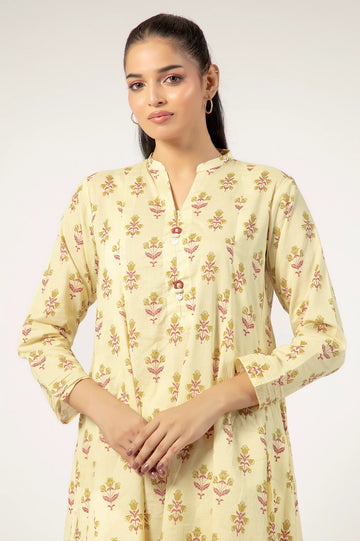 Yellow Printed 2PC